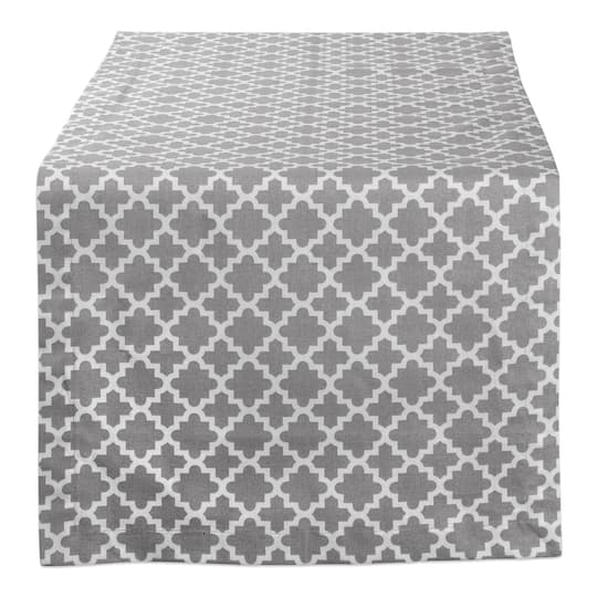 DII® 72" Gray Lattice Table Runner